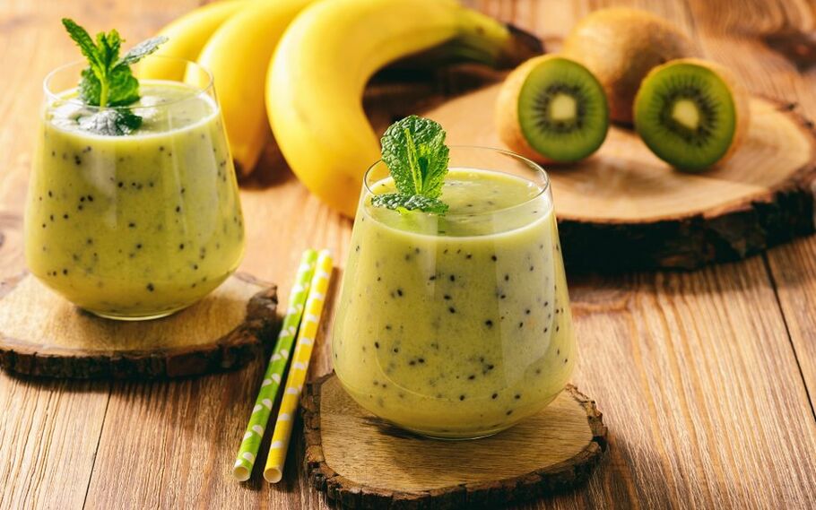 smoothie ακτινίδιων και μπανανών για απώλεια βάρους