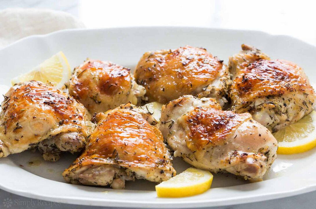 κοτόπουλο με λεμόνι για δίαιτα χωρίς γλουτένη