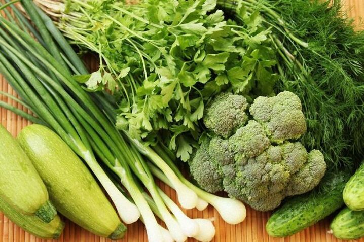 λαχανικά και βότανα για υποαλλεργική δίαιτα
